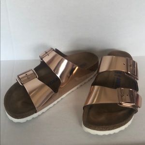 ROSE Gold Arizona Birkenstock